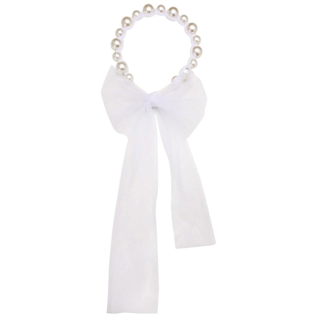 Обруч для волосся з фатином, намистинами, мікс, Lovit - № 2 Обруч для волосся з фатином, намистинами, мікс, Lovit - № 2