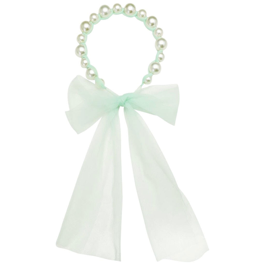 Обруч для волосся з фатином, намистинами, мікс, Lovit - № 3 Обруч для волосся з фатином, намистинами, мікс, Lovit - № 3