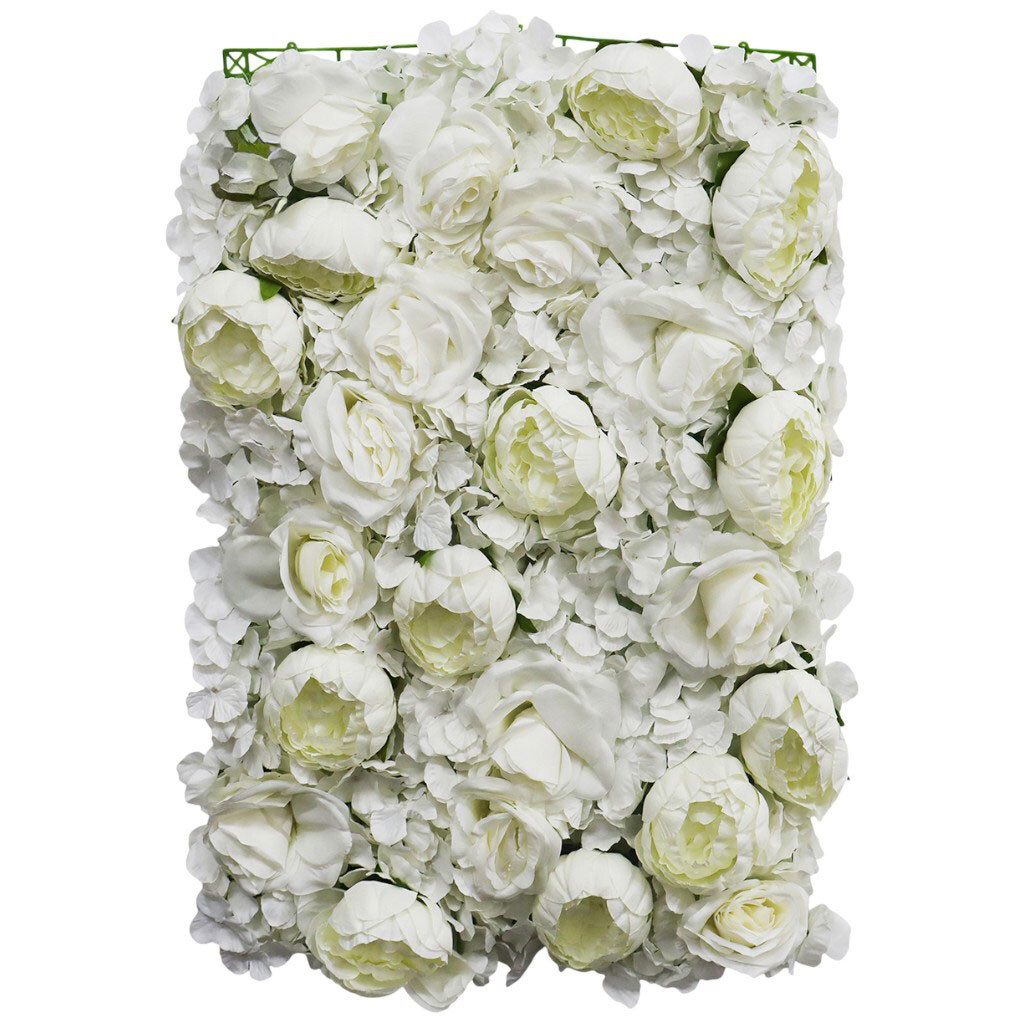 Панель декоративна зі штучних квітів в асортименті, 40х60 см - № 2 Панель декоративна зі штучних квітів в асортименті, 40х60 см - № 2