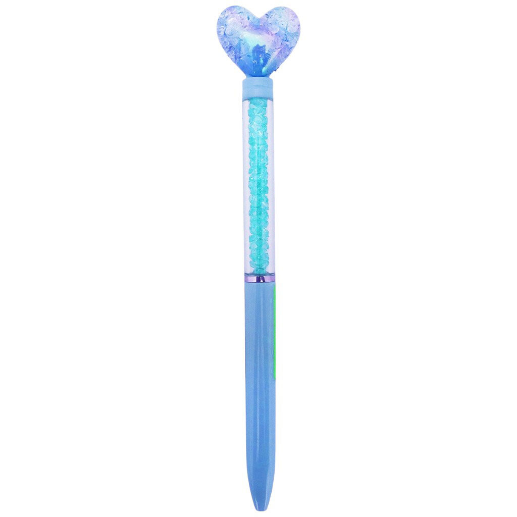 Ручка шариковая с камешками в корпусе "Сердце" - № 3 Ручка шариковая с камешками в корпусе "Сердце" - № 3