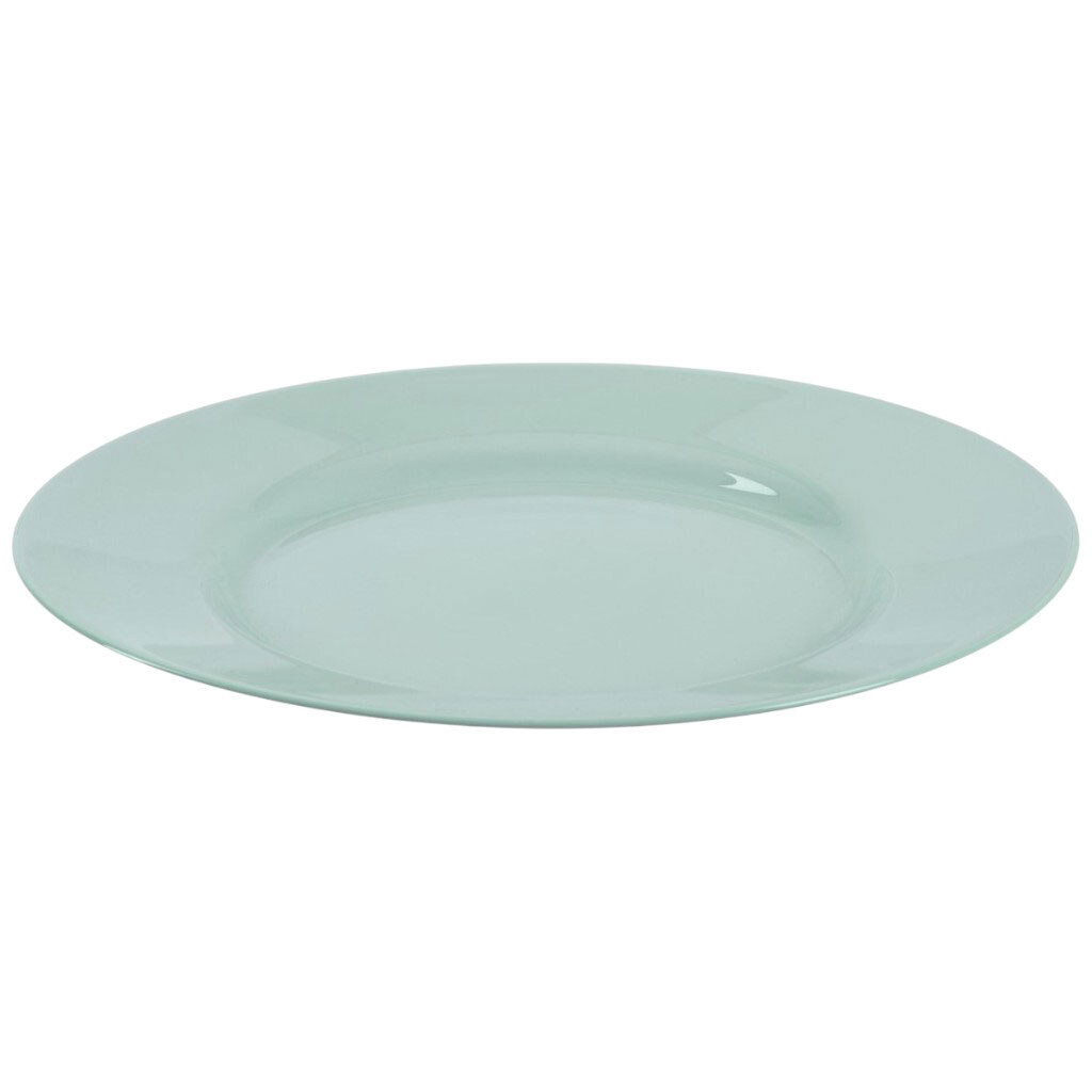 Тарелка десертная стеклянная LUMINARC PLUMI LIGHT TURQUOISE, d=19 см - № 2 Тарелка десертная стеклянная LUMINARC PLUMI LIGHT TURQUOISE, d=19 см - № 2