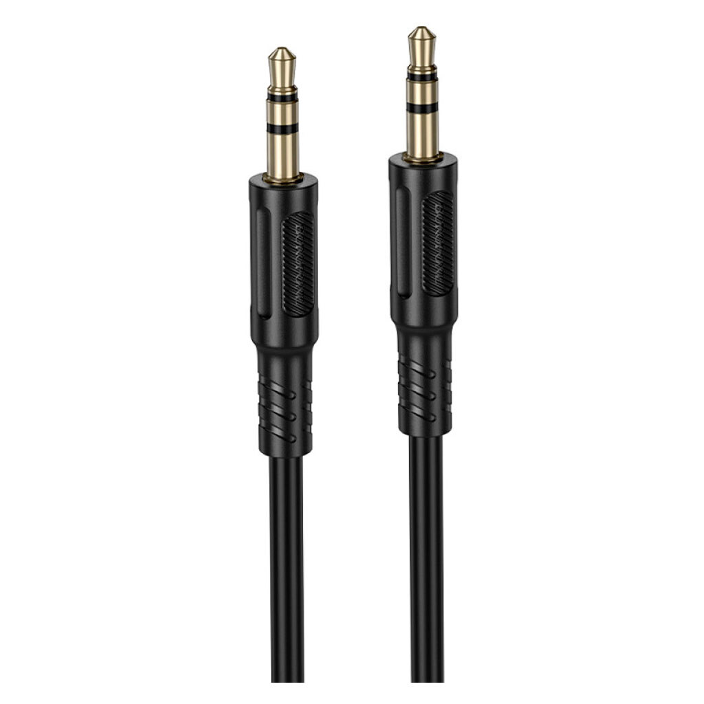 AUX кабель Borofone BL25 Nice, 1.0 м., 3.5 мм., Чорний - № 1 AUX кабель Borofone BL25 Nice, 1.0 м., 3.5 мм., Чорний - № 1