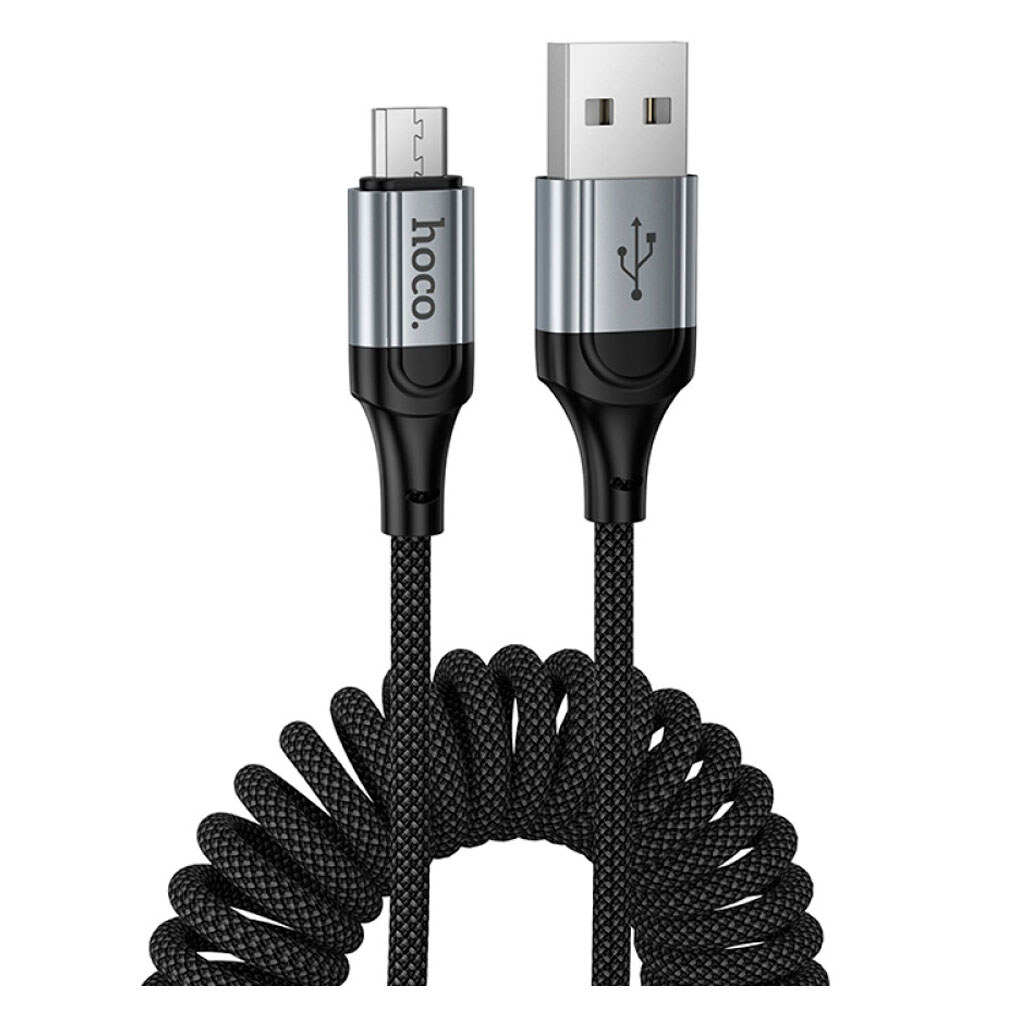 USB кабель Hoco X121 Nuevo, MicroUSB, 1.5 м., Черный - № 1 USB кабель Hoco X121 Nuevo, MicroUSB, 1.5 м., Черный - № 1