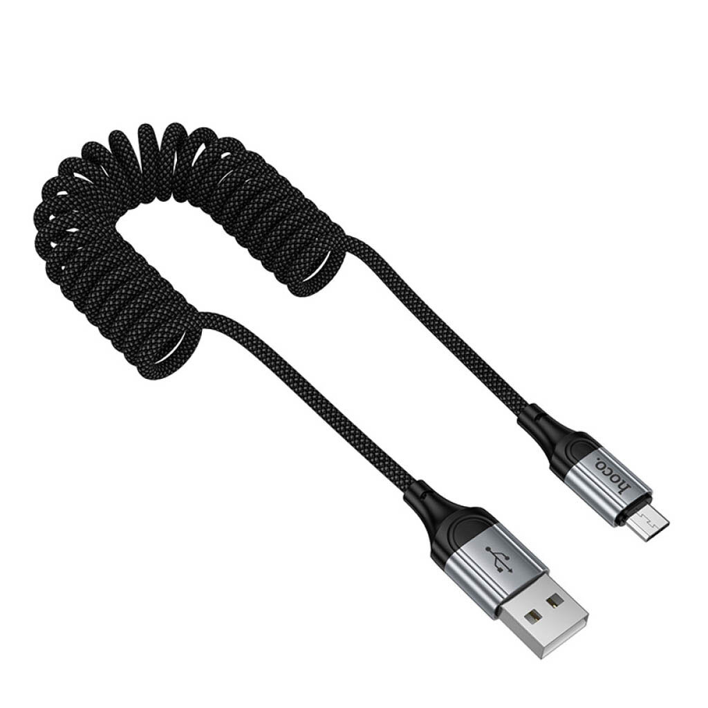 USB кабель Hoco X121 Nuevo, MicroUSB, 1.5 м., Черный - № 6 USB кабель Hoco X121 Nuevo, MicroUSB, 1.5 м., Черный - № 6