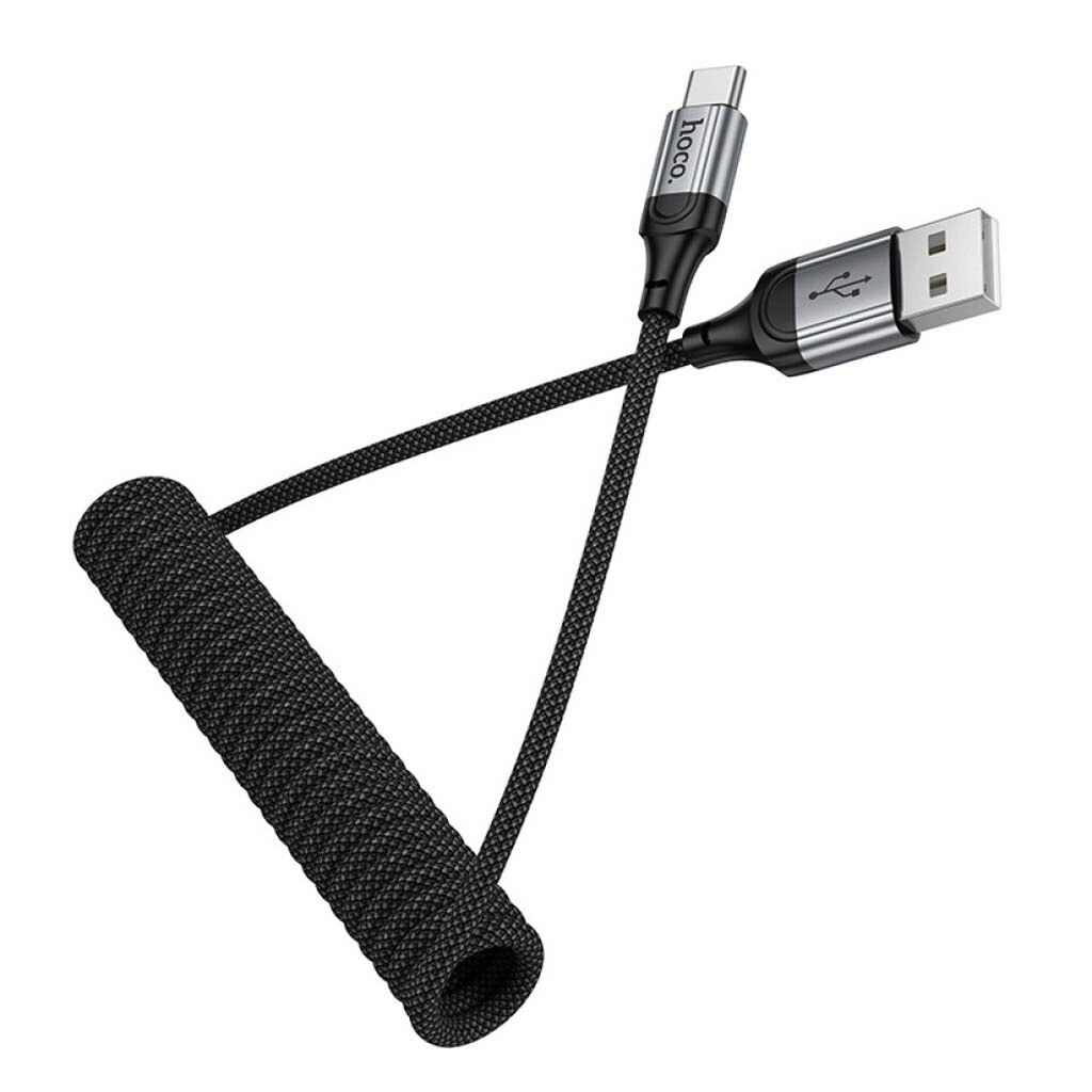 USB кабель Hoco X121 Nuevo, Type-C, 1.5 м., Черный - № 2 USB кабель Hoco X121 Nuevo, Type-C, 1.5 м., Черный - № 2