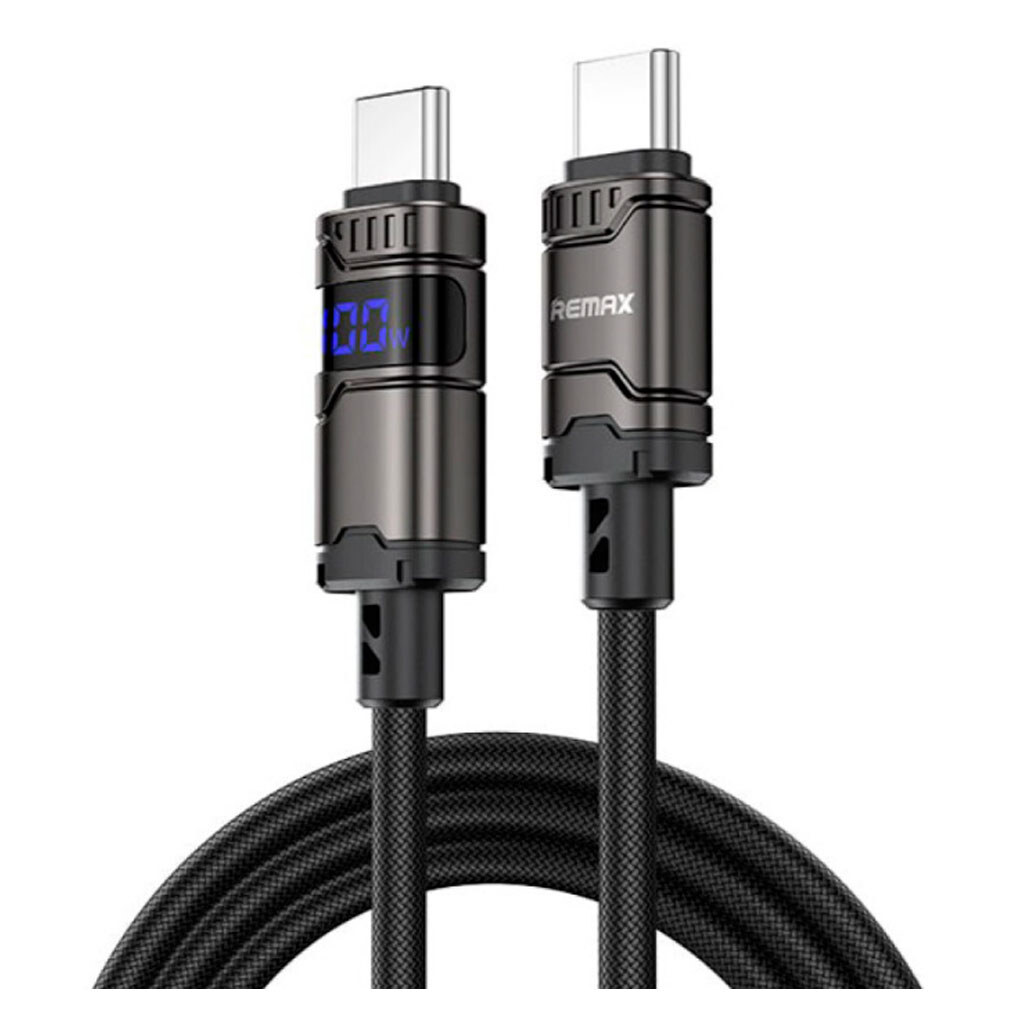 USB кабель Remax C01-AC66W, Type-C, 1.2 м., Черный - № 1 USB кабель Remax C01-AC66W, Type-C, 1.2 м., Черный - № 1