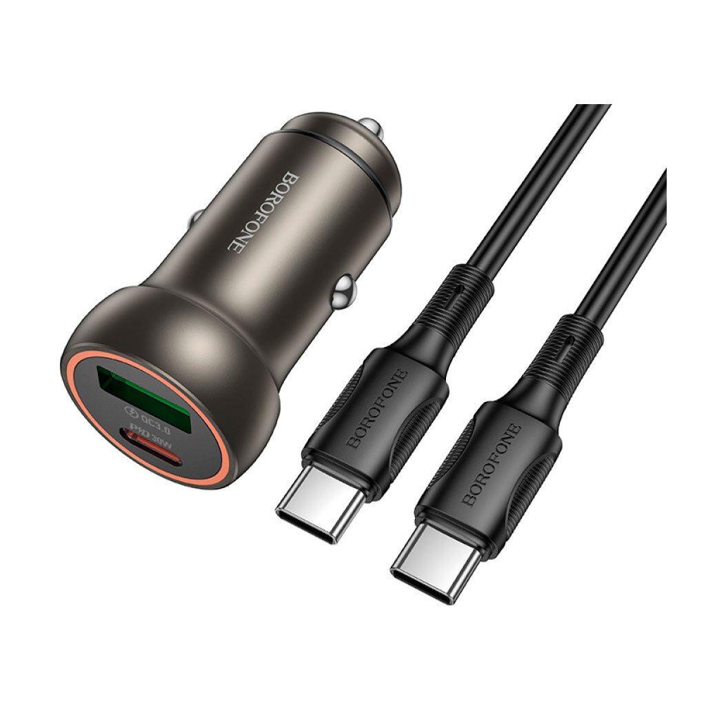 АЗУ Borofone BZ32A Fresh, С кабелем, Type-C, Золотой - № 1 АЗУ Borofone BZ32A Fresh, С кабелем, Type-C, Золотой - № 1