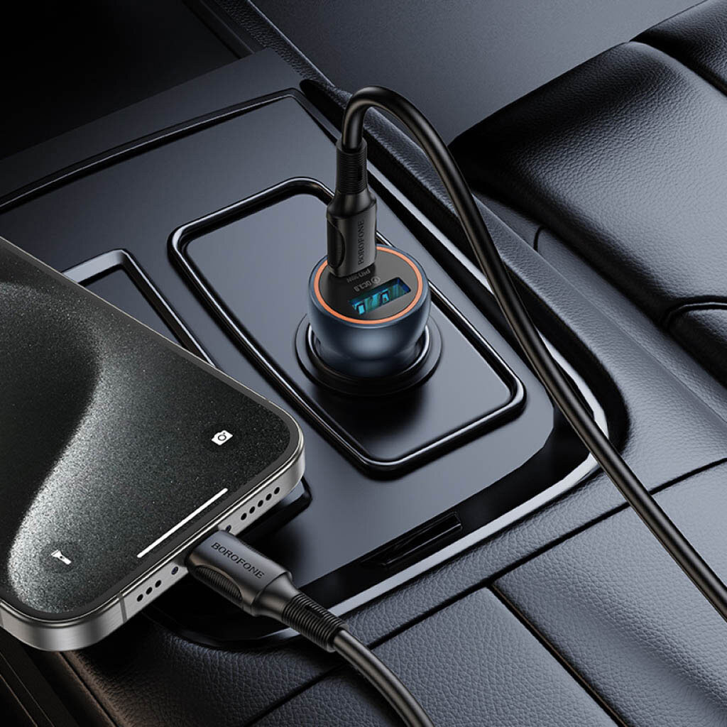 АЗУ Borofone BZ32A Fresh, С кабелем, Type-C, Золотой - № 4 АЗУ Borofone BZ32A Fresh, С кабелем, Type-C, Золотой - № 4