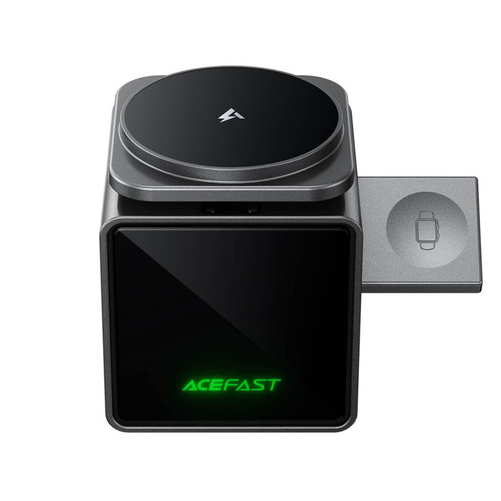 Бездротове ЗУ AceFast E34, Сірий - № 2 Бездротове ЗУ AceFast E34, Сірий - № 2