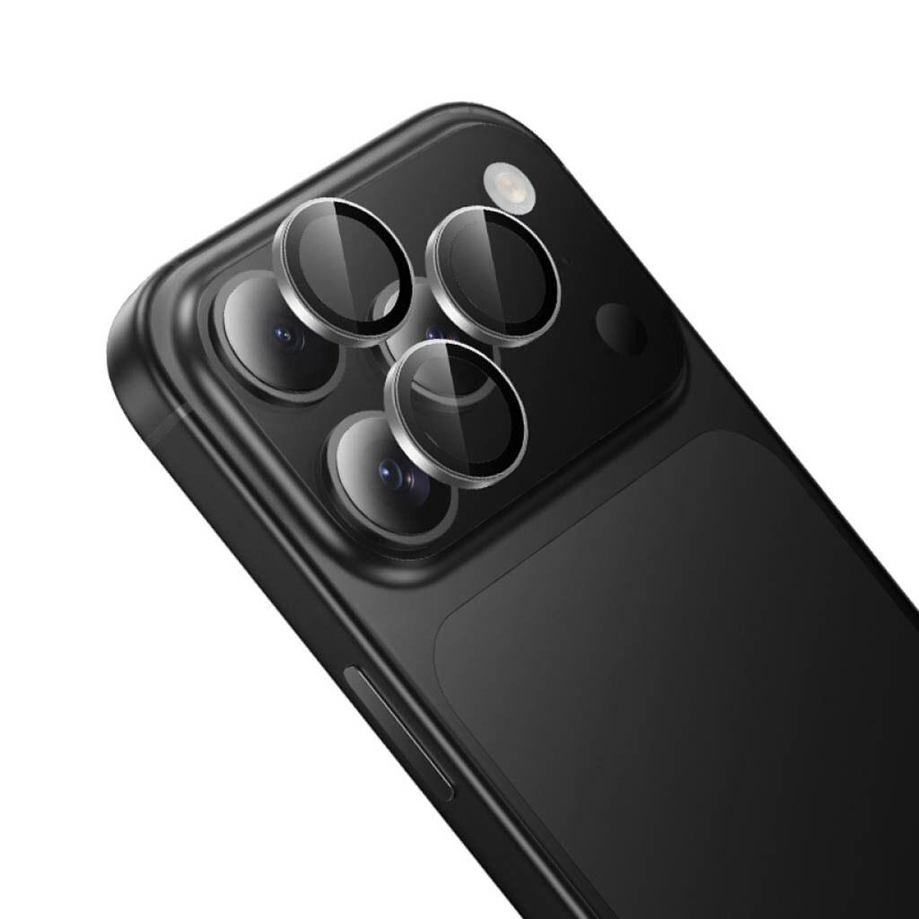 Защитное стекло камеры Apple iPhone 17 Pro / iPhone 17 Pro Max, Hoco V13, Черный - № 5 Защитное стекло камеры Apple iPhone 17 Pro / iPhone 17 Pro Max, Hoco V13, Черный - № 5