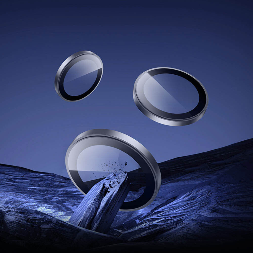 Защитное стекло камеры Apple iPhone 17 Pro / iPhone 17 Pro Max, Hoco V13, Черный - № 9 Защитное стекло камеры Apple iPhone 17 Pro / iPhone 17 Pro Max, Hoco V13, Черный - № 9