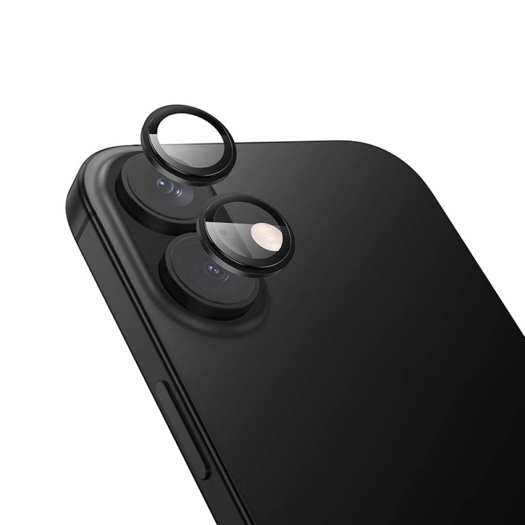 Защитное стекло камеры Apple iPhone 17, Hoco V14, Черный - № 6 Защитное стекло камеры Apple iPhone 17, Hoco V14, Черный - № 6