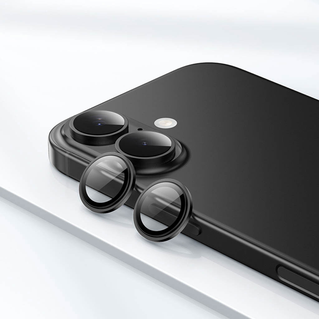 Защитное стекло камеры Apple iPhone 17, Hoco V14, Черный - № 7 Защитное стекло камеры Apple iPhone 17, Hoco V14, Черный - № 7