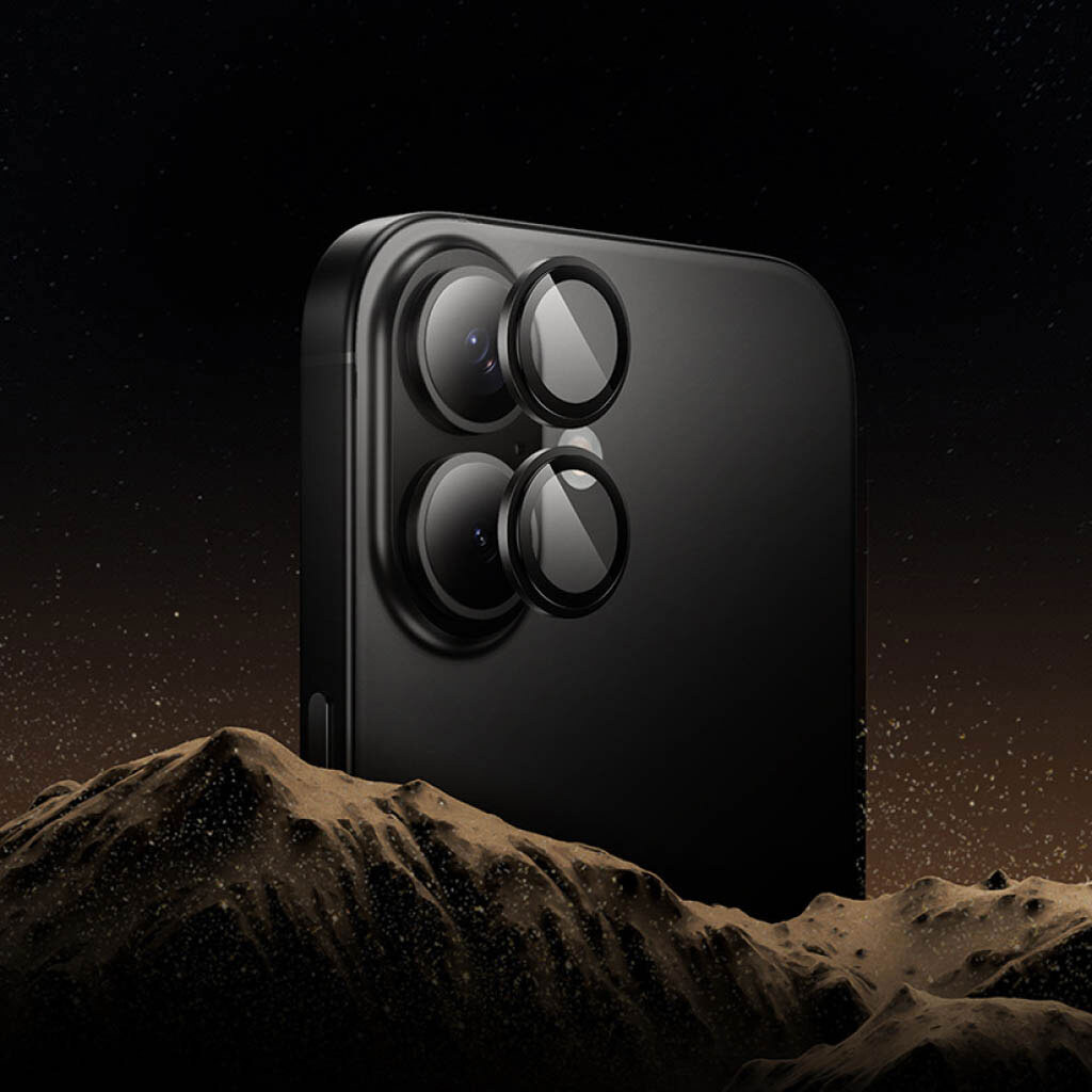 Защитное стекло камеры Apple iPhone 17, Hoco V14, Черный - № 8 Защитное стекло камеры Apple iPhone 17, Hoco V14, Черный - № 8