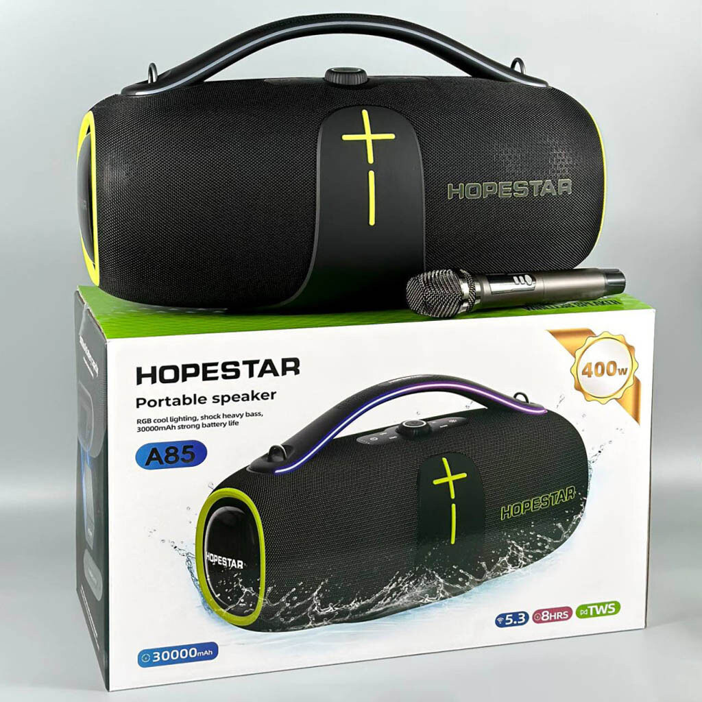 Портативная колонка Hopestar A85, Черный - № 9 Портативная колонка Hopestar A85, Черный - № 9