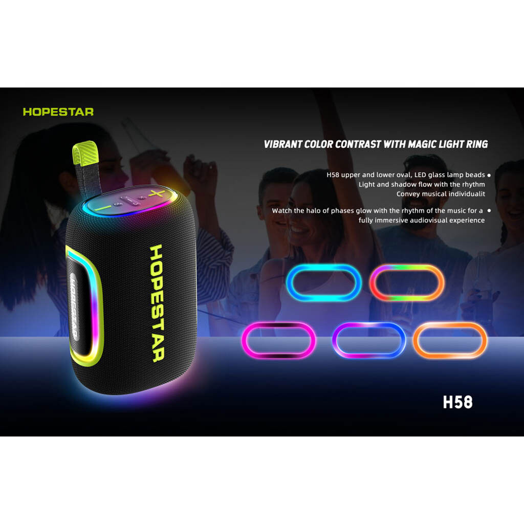 Портативная колонка Hopestar H58, Черный - № 3 Портативная колонка Hopestar H58, Черный - № 3