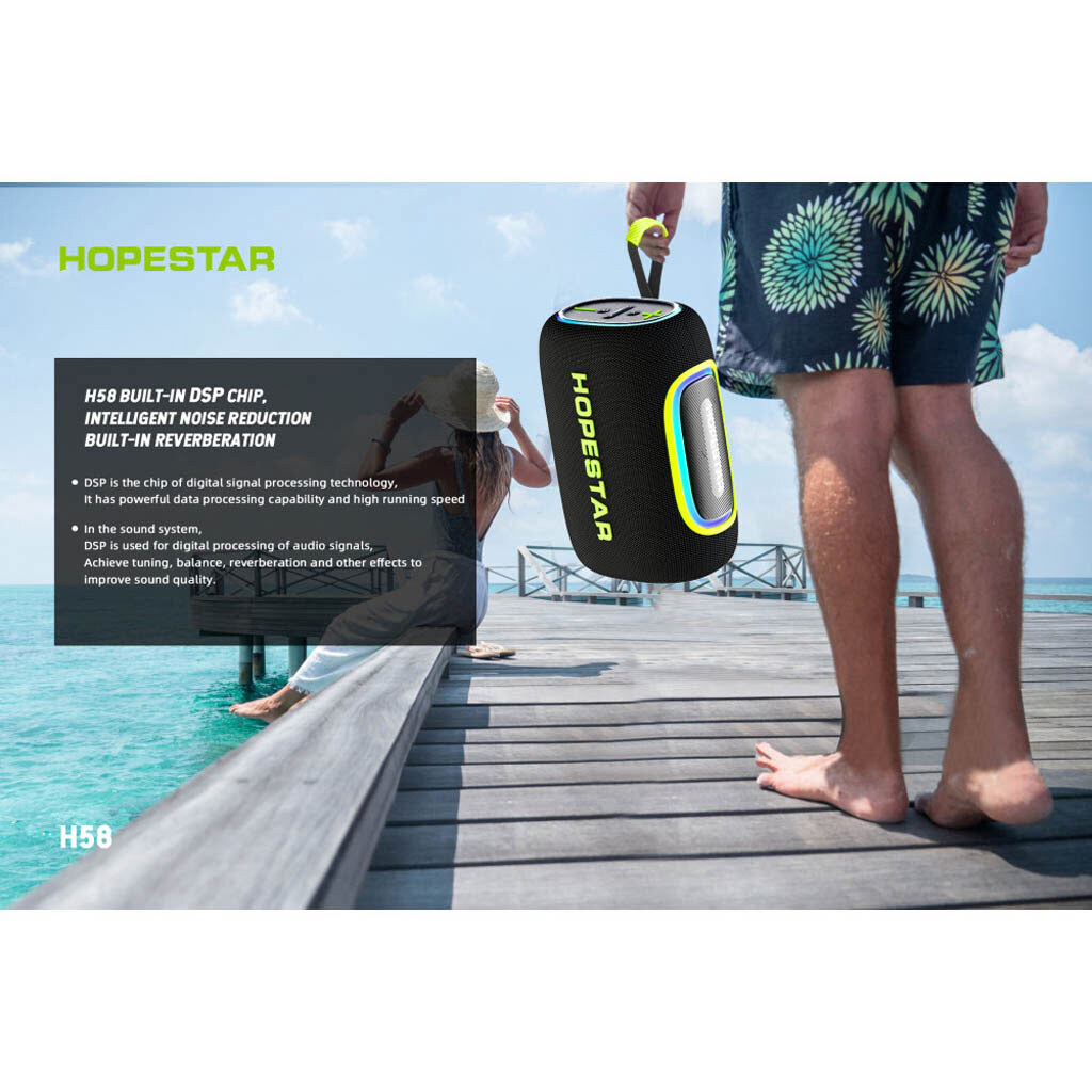 Портативная колонка Hopestar H58, Черный - № 4 Портативная колонка Hopestar H58, Черный - № 4