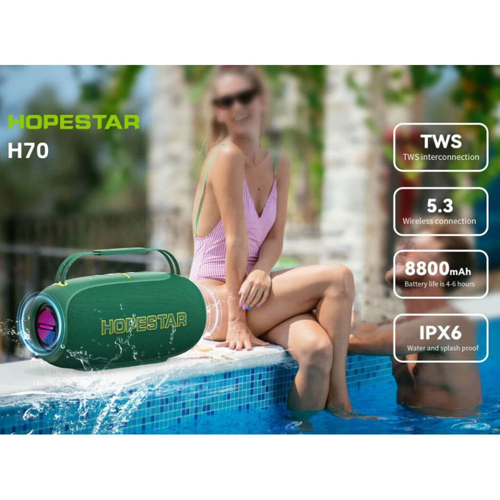 Портативная колонка Hopestar H70, Черный - № 2 Портативная колонка Hopestar H70, Черный - № 2