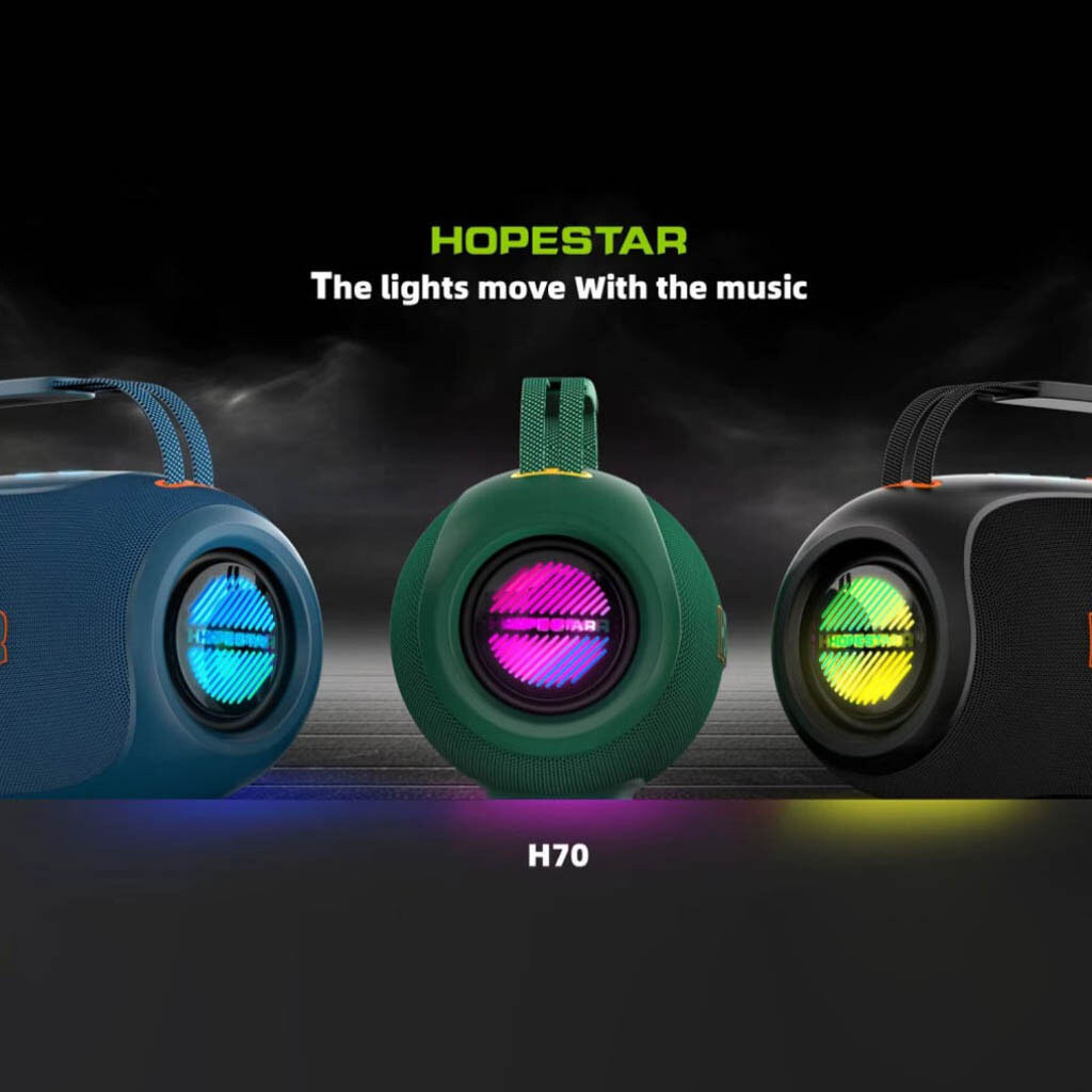 Портативная колонка Hopestar H70, Черный - № 6 Портативная колонка Hopestar H70, Черный - № 6