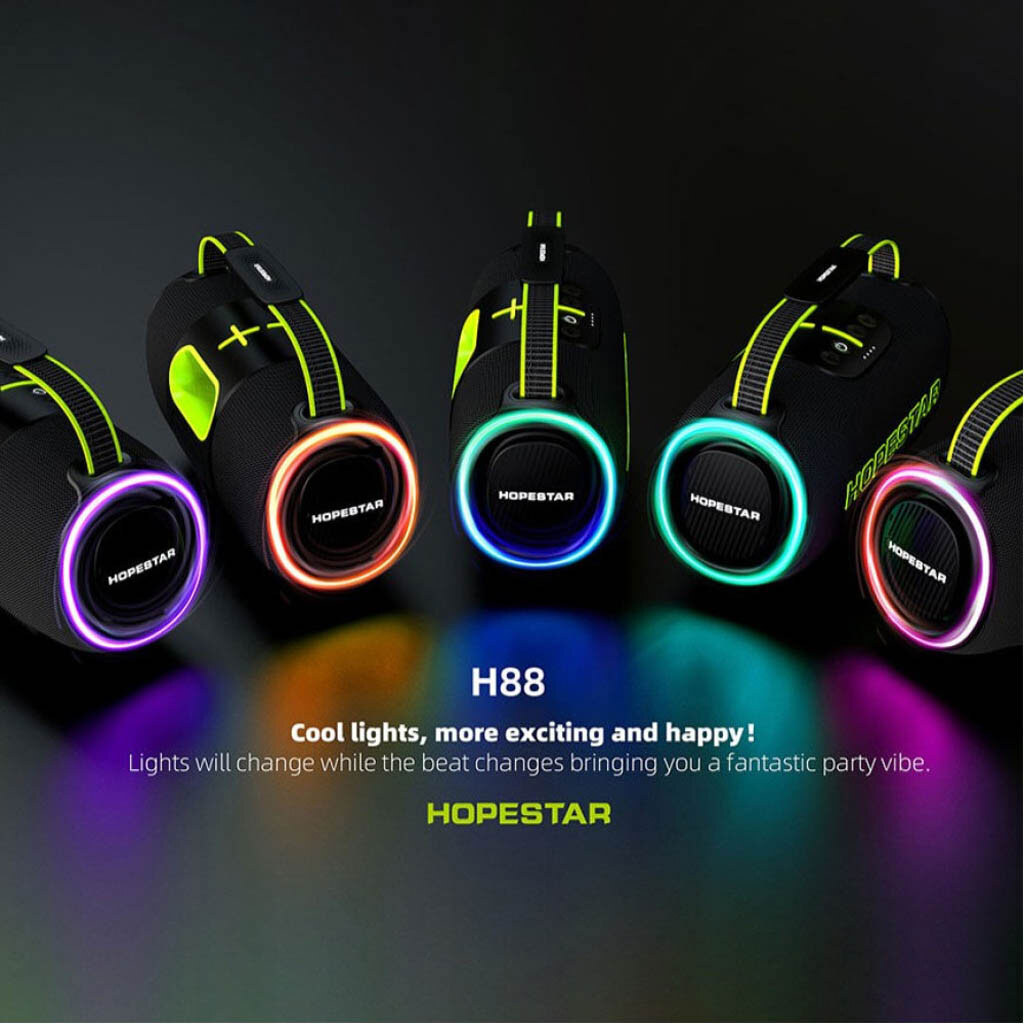 Портативная колонка Hopestar H88, Черный - № 6 Портативная колонка Hopestar H88, Черный - № 6