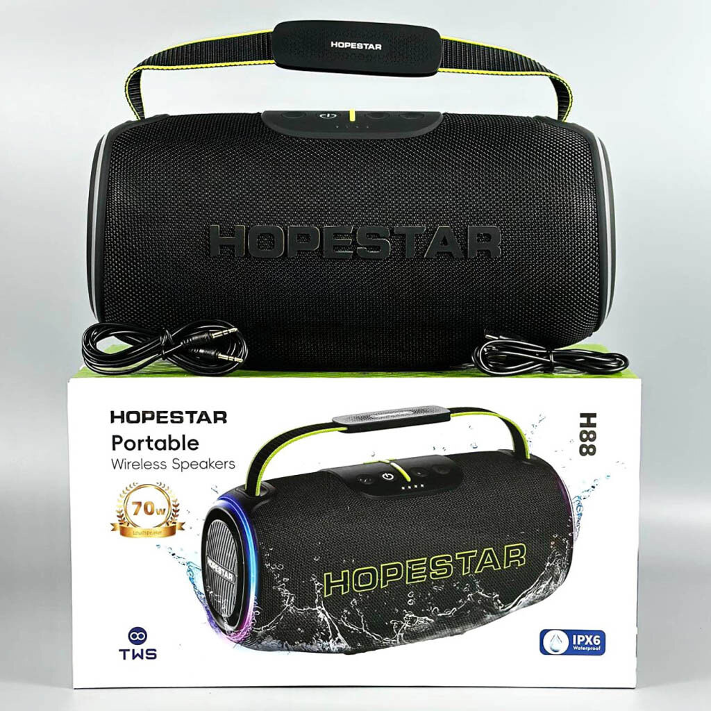 Портативная колонка Hopestar H88, Черный - № 8 Портативная колонка Hopestar H88, Черный - № 8