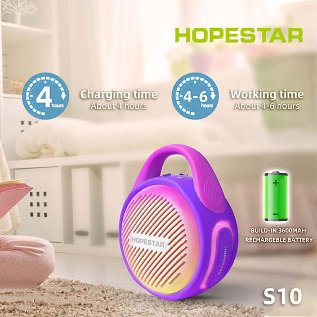 Портативная колонка Hopestar S10, Красный - № 5 Портативная колонка Hopestar S10, Красный - № 5