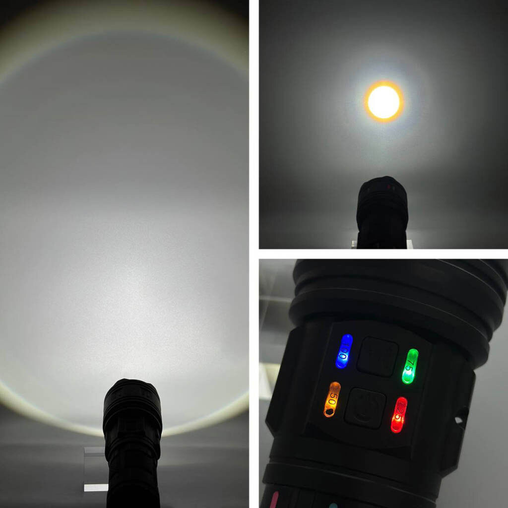 Фонарик AK178-1 PM60-TG+COB, Черный - № 5 Фонарик AK178-1 PM60-TG+COB, Черный - № 5