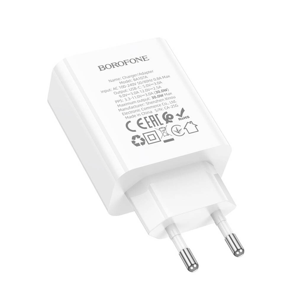 СЗУ Borofone BA107A Stellar, Белый - № 6 СЗУ Borofone BA107A Stellar, Белый - № 6