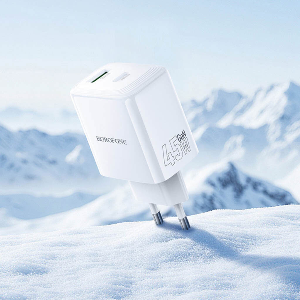 СЗУ Borofone BN30 Cargador, Белый - № 8 СЗУ Borofone BN30 Cargador, Белый - № 8