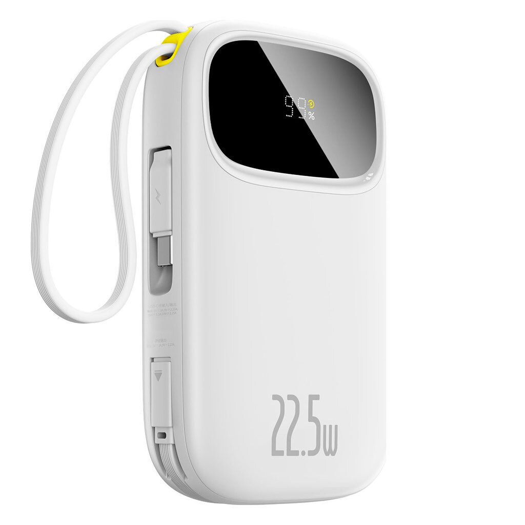 Портативная батарея (Power Bank) Baseus P10082107213 EnerFill FC31 QPow 3, 20000 mAh, Белый - № 1 Портативная батарея (Power Bank) Baseus P10082107213 EnerFill FC31 QPow 3, 20000 mAh, Белый - № 1
