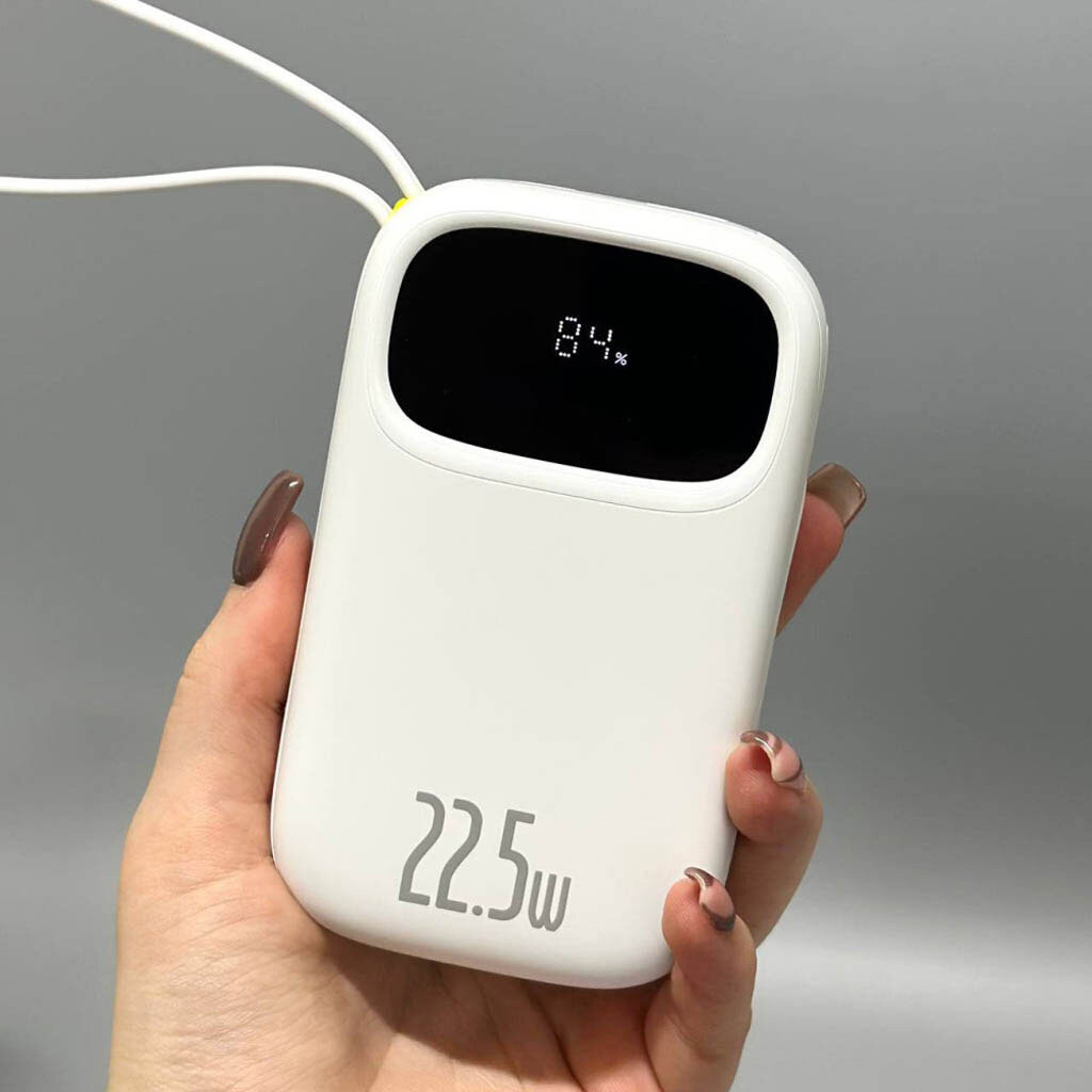 Портативная батарея (Power Bank) Baseus P10082107213 EnerFill FC31 QPow 3, 20000 mAh, Белый - № 3 Портативная батарея (Power Bank) Baseus P10082107213 EnerFill FC31 QPow 3, 20000 mAh, Белый - № 3