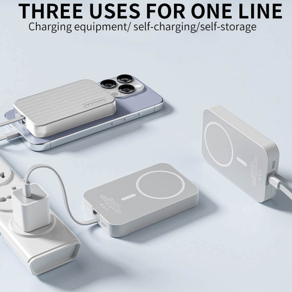 Портативная батарея (Power Bank) WUW Y150, 10000 mAh, Белый - № 5 Портативная батарея (Power Bank) WUW Y150, 10000 mAh, Белый - № 5