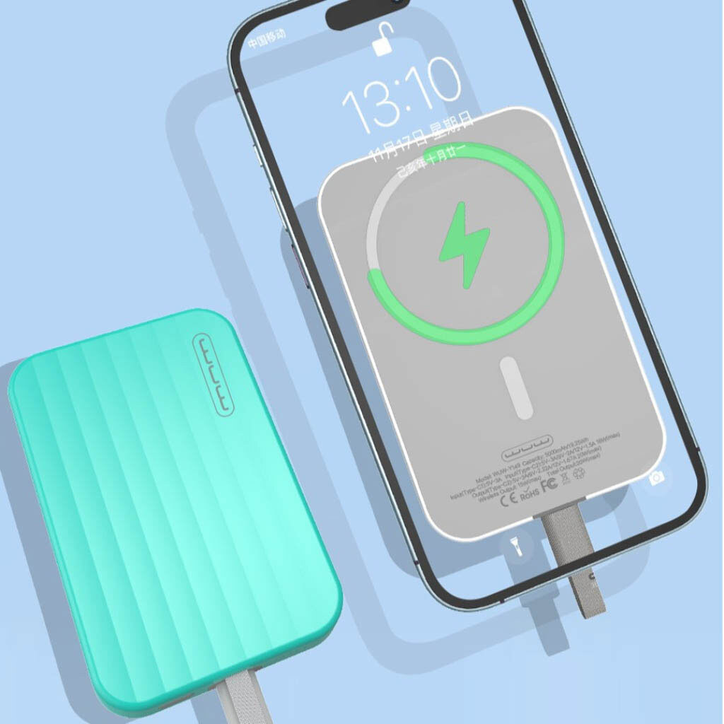 Портативная батарея (Power Bank) WUW Y150, 10000 mAh, Белый - № 6 Портативная батарея (Power Bank) WUW Y150, 10000 mAh, Белый - № 6