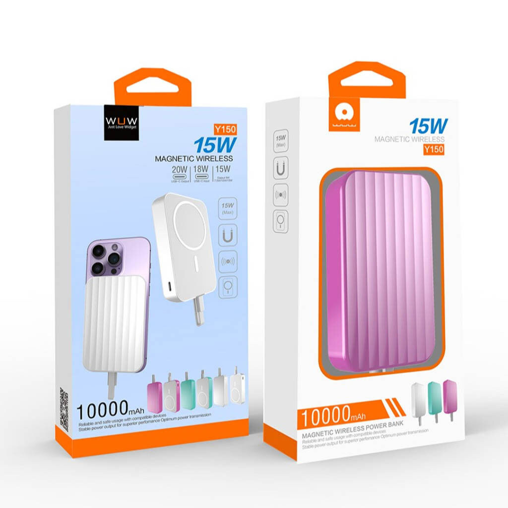Портативная батарея (Power Bank) WUW Y150, 10000 mAh, Белый - № 8 Портативная батарея (Power Bank) WUW Y150, 10000 mAh, Белый - № 8