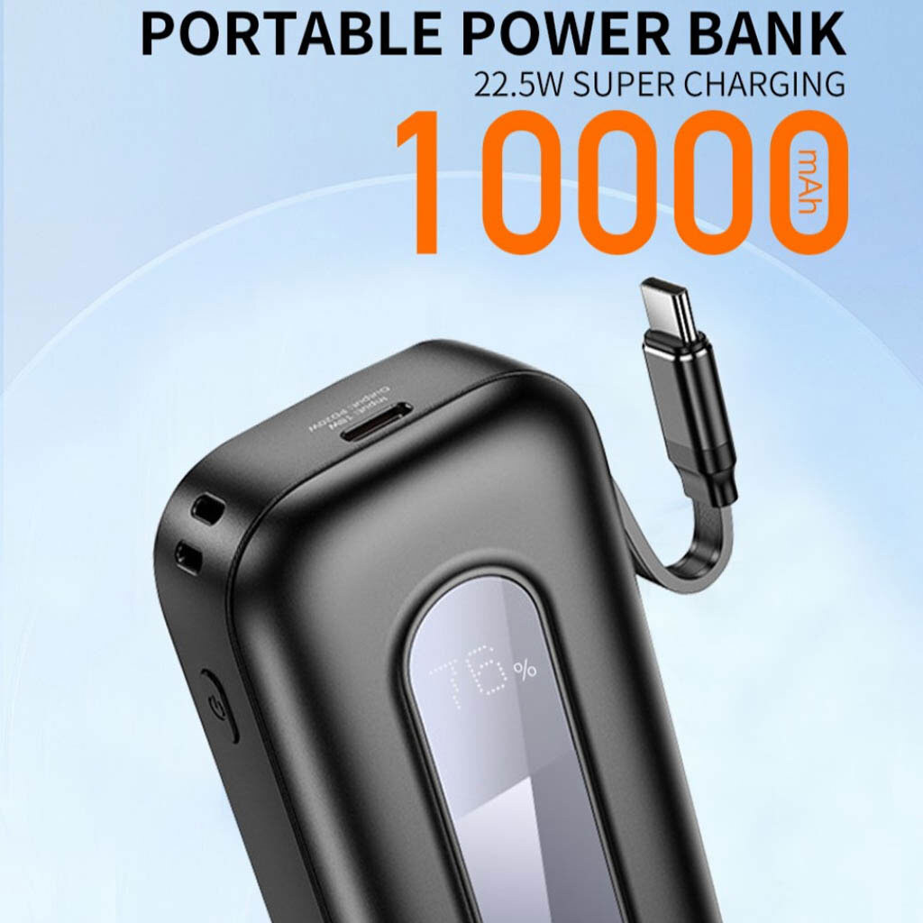 Портативная батарея (Power Bank) WUW Y151, 10000 mAh, Черный - № 3 Портативная батарея (Power Bank) WUW Y151, 10000 mAh, Черный - № 3