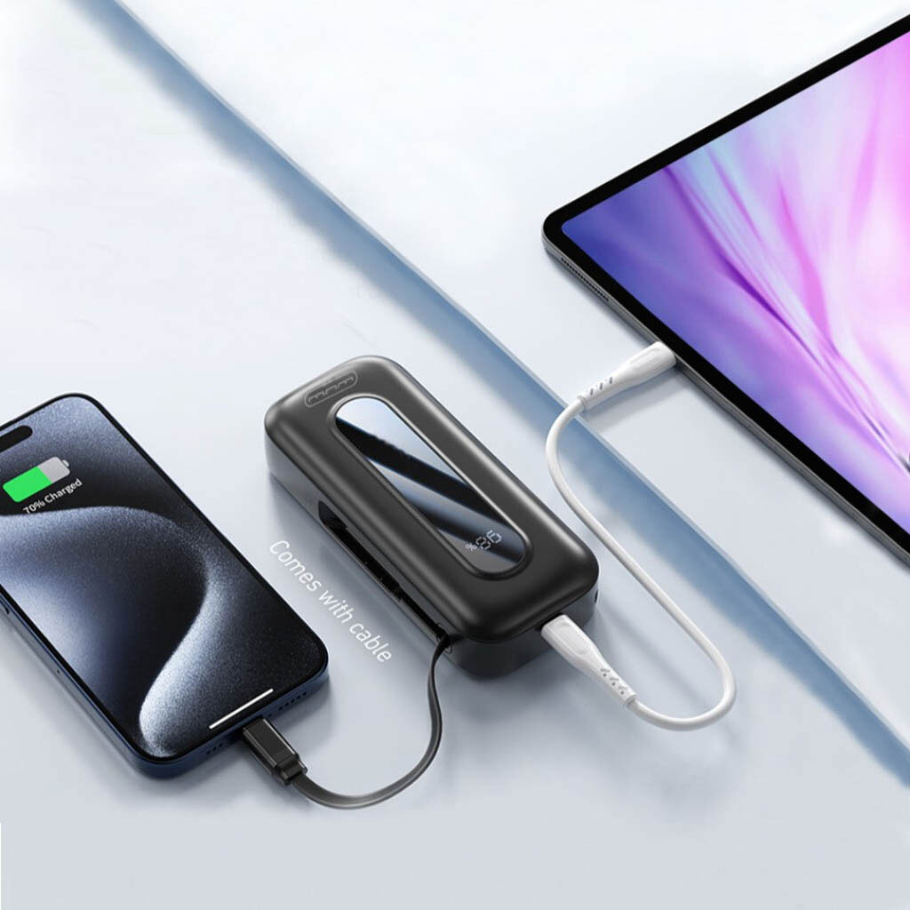 Портативная батарея (Power Bank) WUW Y151, 10000 mAh, Черный - № 7 Портативная батарея (Power Bank) WUW Y151, 10000 mAh, Черный - № 7