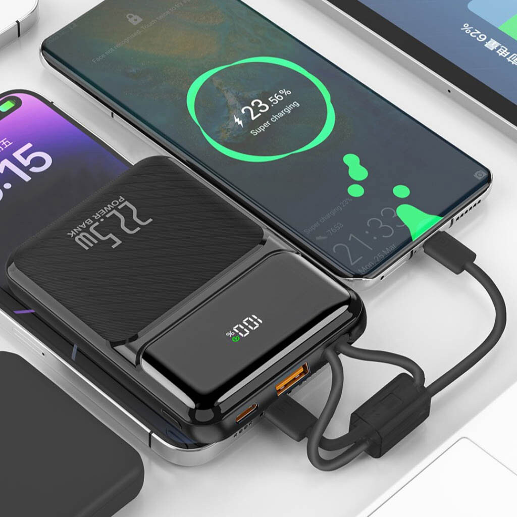 Портативная батарея (Power Bank) WUW Y158, 10000 mAh, Черный - № 3 Портативная батарея (Power Bank) WUW Y158, 10000 mAh, Черный - № 3