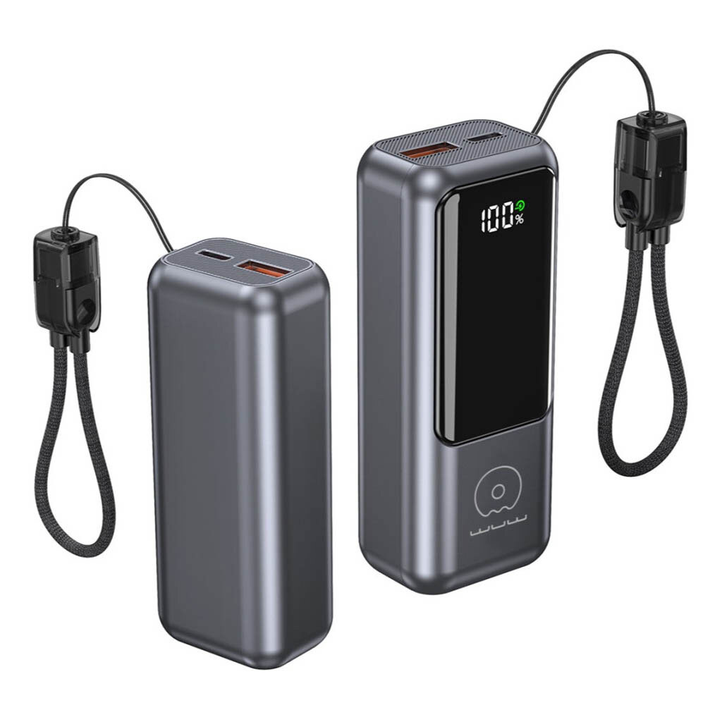 Портативная батарея (Power Bank) WUW Y161, 10000 mAh, Серый - № 2 Портативная батарея (Power Bank) WUW Y161, 10000 mAh, Серый - № 2