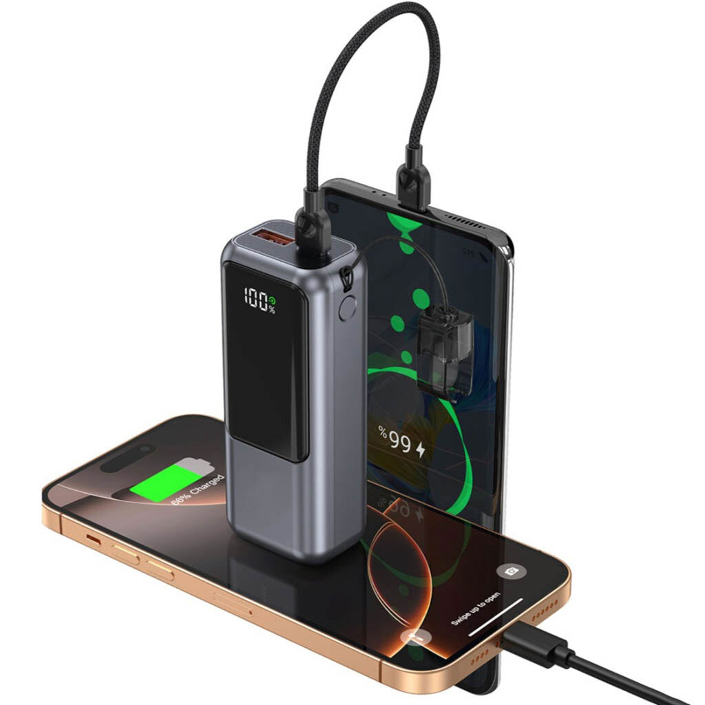 Портативная батарея (Power Bank) WUW Y161, 10000 mAh, Серый - № 3 Портативная батарея (Power Bank) WUW Y161, 10000 mAh, Серый - № 3