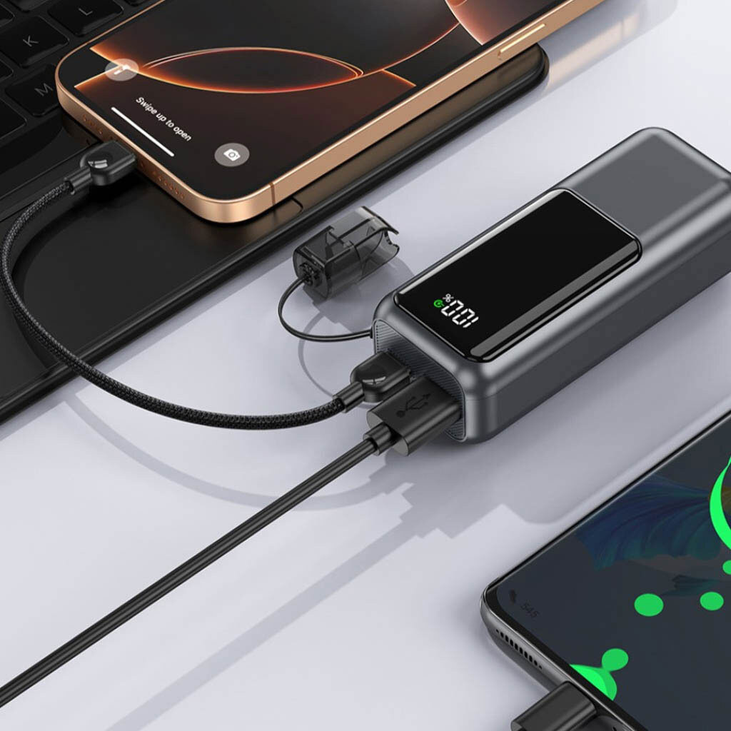 Портативная батарея (Power Bank) WUW Y161, 10000 mAh, Серый - № 5 Портативная батарея (Power Bank) WUW Y161, 10000 mAh, Серый - № 5