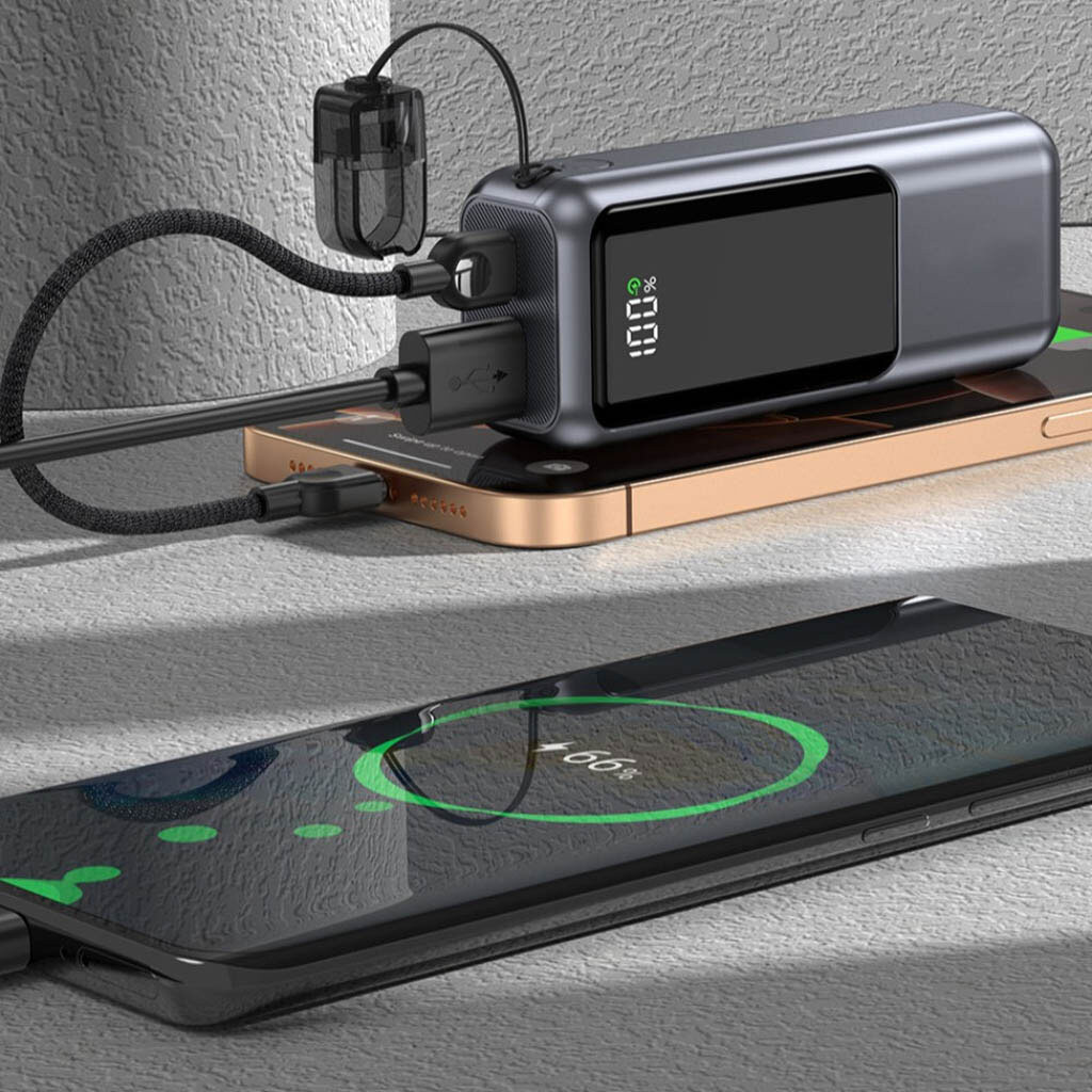 Портативная батарея (Power Bank) WUW Y161, 10000 mAh, Серый - № 6 Портативная батарея (Power Bank) WUW Y161, 10000 mAh, Серый - № 6