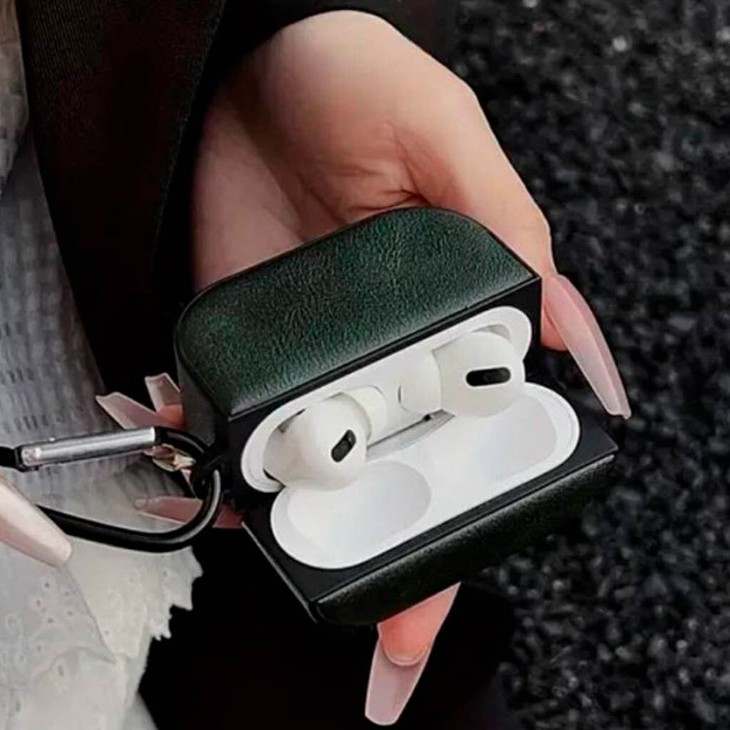 Чехол (накладка) Apple AirPods Pro 2, Retro Business Simple, Красный - № 2 Чехол (накладка) Apple AirPods Pro 2, Retro Business Simple, Красный - № 2