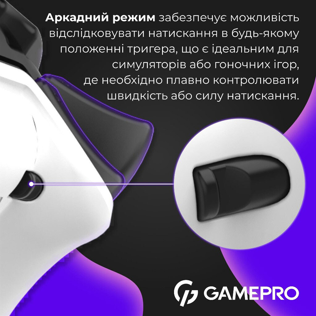 Геймпад GamePro GPS20W, Білий - № 9 Геймпад GamePro GPS20W, Білий - № 9
