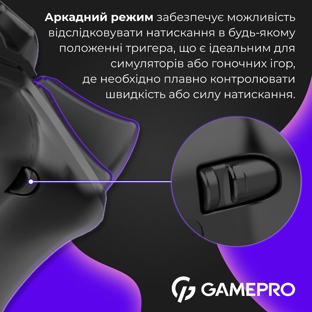 Геймпад GamePro із зарядною станцією GPS20BDOC, Чорний - № 5 Геймпад GamePro із зарядною станцією GPS20BDOC, Чорний - № 5