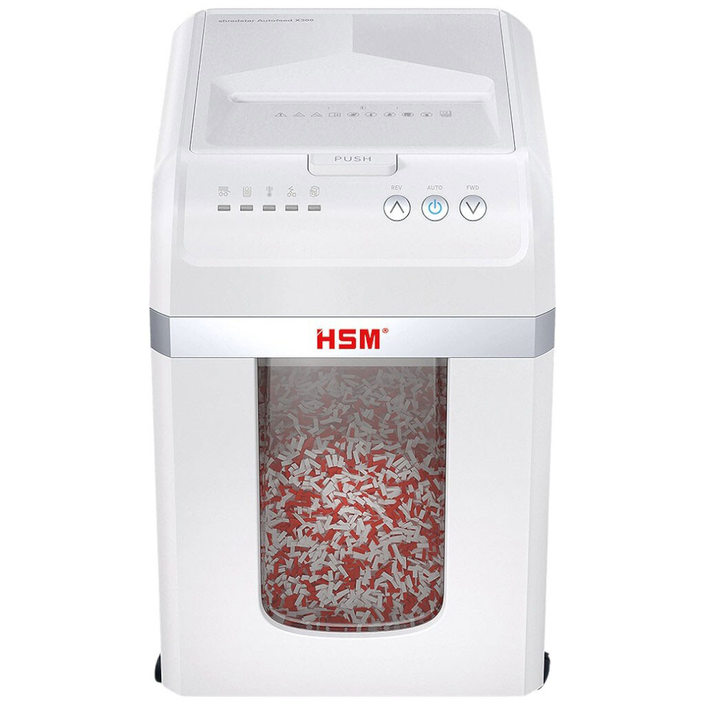 Уничтожитель документов HSM Autofeed X300, Белый - № 5 Уничтожитель документов HSM Autofeed X300, Белый - № 5