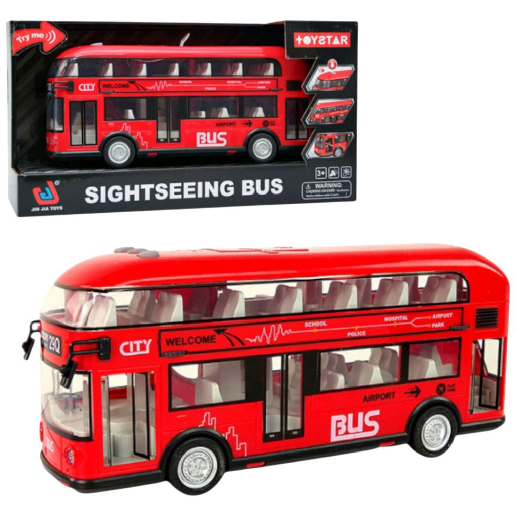 Автобус звук, світло в коробці, JIN JIA TOYS - № 2 Автобус звук, світло в коробці, JIN JIA TOYS - № 2
