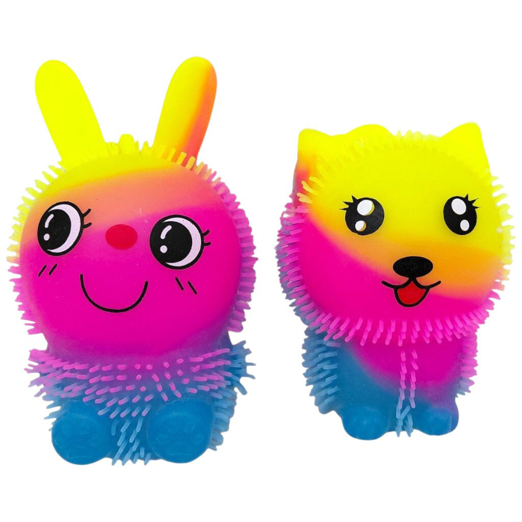 Светящийся ежик с ушками, 10 см, микс видов, Mic - № 1 Светящийся ежик с ушками, 10 см, микс видов, Mic - № 1