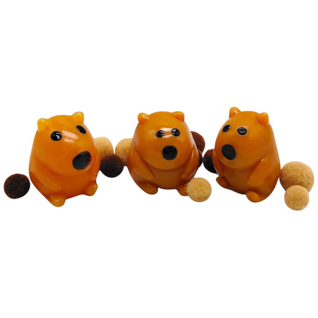 Игрушки антистресс "Капибара", 3 см, 35 г, Mic - № 1 Игрушки антистресс "Капибара", 3 см, 35 г, Mic - № 1