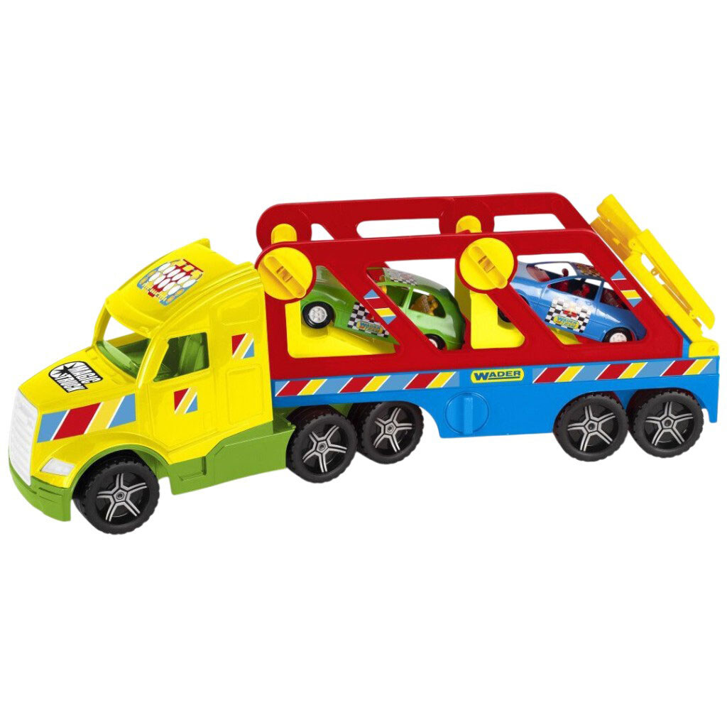 Машинка пластиковая "Magic Truck Basic", с авто-купе, Wader - № 1 Машинка пластиковая "Magic Truck Basic", с авто-купе, Wader - № 1