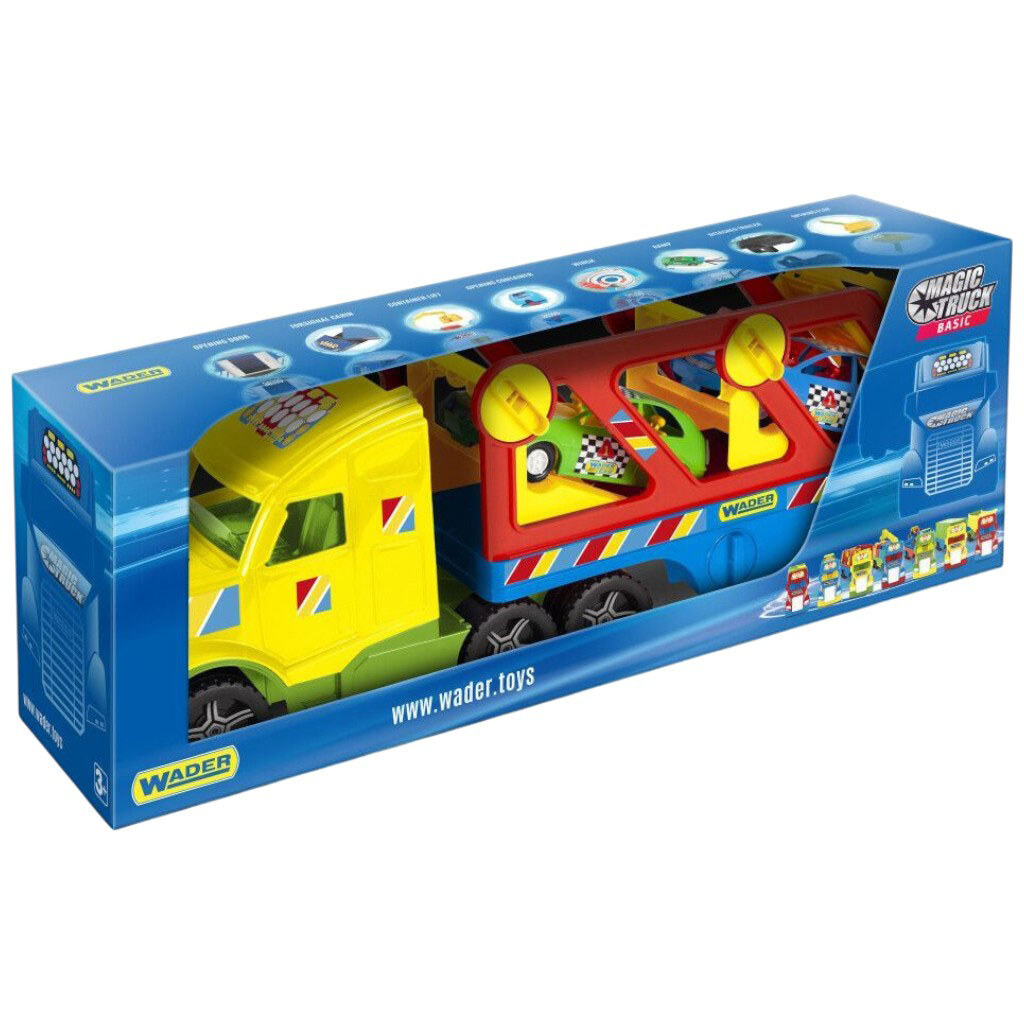 Машинка пластиковая "Magic Truck Basic", с авто-купе, Wader - № 3 Машинка пластиковая "Magic Truck Basic", с авто-купе, Wader - № 3